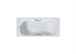 AQUATEK ГАММА ванна чугунная эмалированная 1500x750 в комплекте с 4-мя  ножками и 2-мя ручками - фото 207897
