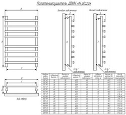 DVEEN Полотенцесушитель N plaza 80/50 водяной К3, квадрат N plaza 80/50 Водяной - фото 208011