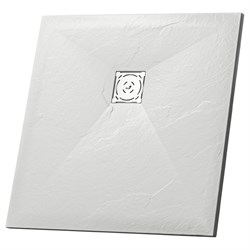 RGW Stone Tray Душевой поддон квадратный  ST-W Белый, размер 75x75 см - фото 210005