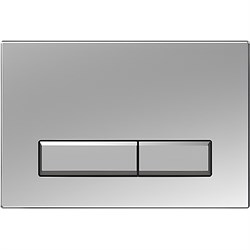 AQUATEK Панель смыва Slim Хром (клавиши прямоугольные) KDI-0000023 - фото 218980