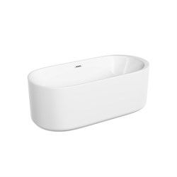 SANCOS Fiori Ванна акриловая отдельностоящая, размер 170х80 см, цвет белый - фото 232118