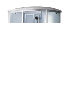 TIMO Standart Душевая кабина прямоугольная-асимметричная, размер 110х85 см, профиль - хром / стекло - матовое, двери раздвижные - фото 232531