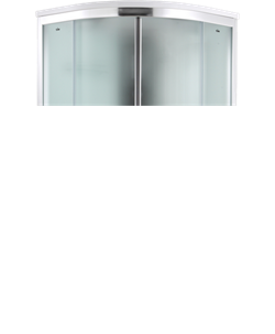 TIMO Comfort Душевая кабина четверть круга, размер 100х100 см, профиль - хром / стекло - прозрачное, двери раздвижные - фото 232682