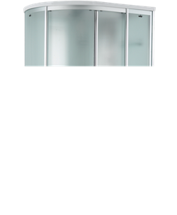 TIMO Comfort Душевая кабина прямоугольная-асимметричная, размер 120х85 см, профиль - хром / стекло - прозрачное, двери раздвижные - фото 232702