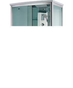 TIMO Comfort Душевая кабина прямоугольная-асимметричная, размер 120х90 см, профиль - хром / стекло - прозрачное, двери раздвижные - фото 232708