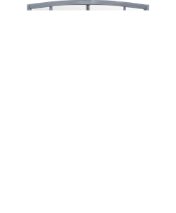 TIMO Tl Душевой уголок четверть круга, размер 90х90 см, профиль - хром / стекло - прозрачное, двери раздвижные - фото 232795