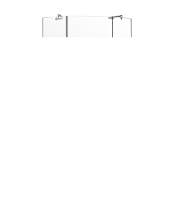 TIMO Tl Душевой уголок пятиугольная, размер 100х100 см, профиль - хром / стекло - прозрачное, двери распашные - фото 232805