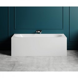 SALINI Fabia Ванна пристенная размер 180х80 см, белый - фото 236993