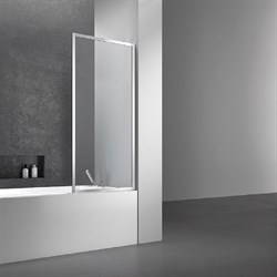 VINCEA Шторка на ванну ширина 70 см профиль - хром / стекло - прозрачное 5мм - фото 237802
