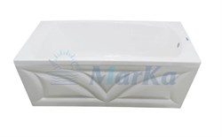 1MARKA Elegance Ванна прямоугольная пристенная размер 160х70 см, цвет белый - фото 238069