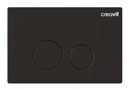 CREAVIT Кнопка для инсталляции TERRA черная матовая GP9002.01 - фото 238763