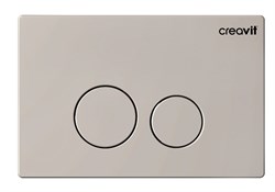 CREAVIT Кнопка для инсталляции TERRA холодный серый матовый GP9002.07 - фото 238769