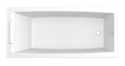 1MARKA Aelita Ванна прямоугольная встраивается в нишу размер 170х90 см, цвет белый - фото 238844