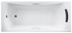 1MARKA Agora Ванна прямоугольная пристенная размер 170х75 см, цвет белый - фото 238863