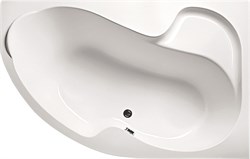 1MARKA Aura Ванна асимметричная пристенная размер 160х105 см, цвет белый - фото 238885