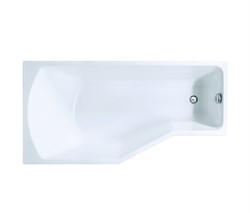 1MARKA Convey Ванна асимметричная пристенная размер 150х75 см, цвет белый - фото 238945