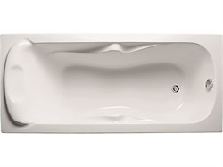 1MARKA Dipsa Ванна прямоугольная пристенная размер 170х75 см, цвет белый - фото 239000