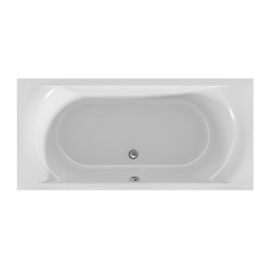 1MARKA Esma Ванна прямоугольная пристенная размер 190х90 см, цвет белый - фото 239015