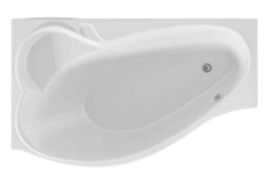 1MARKA Gracia Ванна асимметричная пристенная размер 170х100 см, цвет белый - фото 239036