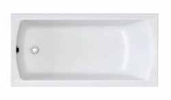 1MARKA Modern Ванна прямоугольная пристенная размер 120х70 см, цвет белый - фото 239112