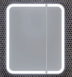OPADIRIS Элеганс Зеркальный шкафчик с подсветкой 80 см - фото 243872