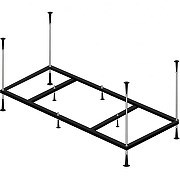 VAGNERPLAST  Каркас к прямоугольным ваннам 170x75, серый VPK17075 - фото 249939