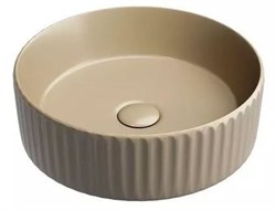 CERAMICA NOVA Element Умывальник чаша накладная круглая (цвет Капучино Матовый) 360*360*115мм - фото 250373