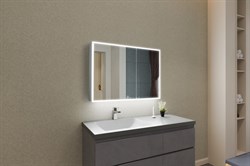 ESBANO Зеркальный шкаф с подсветкой размер: 100х70х14 - фото 251867