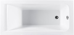 AQUANET Bright Ванна акриловая прямоугольная встраиваемая / пристенная размер 145x70 см с каркасом, белый - фото 251929