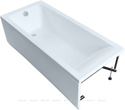 AQUANET Bright Ванна акриловая прямоугольная встраиваемая / пристенная размер 180x70 см с каркасом, белый - фото 252014
