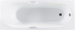 AQUANET Dali Ванна акриловая прямоугольная встраиваемая / пристенная размер 160x70 см с каркасом, белый - фото 252114