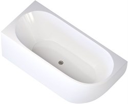 AQUANET Family Ванна акриловая асимметричная пристенная размер 180x80 см, белый - фото 252160