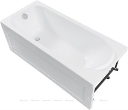 AQUANET Nord Ванна акриловая прямоугольная встраиваемая / пристенная размер 160x70 см с каркасом, белый - фото 252674