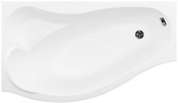 AQUANET Palma Ванна акриловая асимметричная встраиваемая / пристенная размер 170x100 см с каркасом L, белый - фото 252724