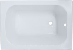 AQUANET Seed Ванна акриловая прямоугольная встраиваемая / пристенная размер 100x70 см с каркасом, белый - фото 252781