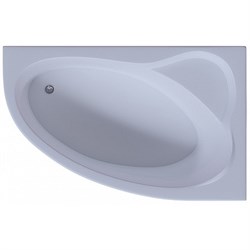 AQUATEK Фиджи Ванна пристенная R асимметричная без панелей, каркаса и слив-перелива размер 170x110 см, белый - фото 256346
