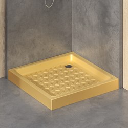 RGW CER Душевой поддон квадратный размер 900x900 см, цвет золото - фото 257937
