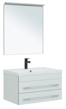 AQUANET Мебель для ванной подвесная Верона 75 New белый матовый - фото 258524