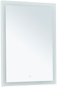 AQUANET Зеркало Гласс 60 белый LED - фото 258921