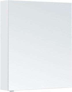 AQUANET Зеркальный шкаф Алвита new 70 белый матовый - фото 259069