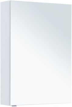 AQUANET Зеркальный шкаф Алвита New 60 Белый матовый - фото 259754