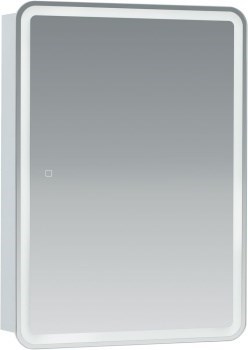 AQUANET Зеркальный шкаф Оптима 60 с LED подсветкой - фото 260032