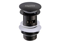 AQUATEK Сливной набор для раковины , матовый черный AQ6001MB AQ6001MB - фото 263673