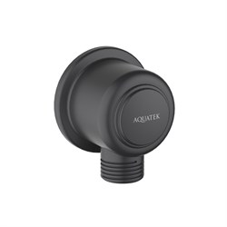 AQUATEK Шланговое подсоединение , матовый черный AQ2461MB КЛАССИК AQ2461MB - фото 264444