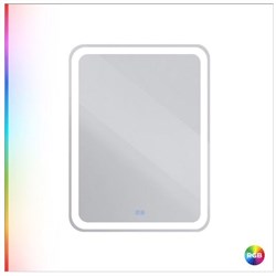 CEZARES Multicolore Зеркало прямоугольное со встроенной разноцветной подсветкой RGB и сенсорным выключателем, 12V, 220-240V, 600x800x30 CZR-SPC-MC-600-800-RGB-TCH - фото 282877