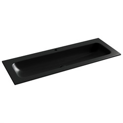 CERAMICA NOVA Grace Раковина накладная прямоугольная, c одним отверстием под смеситель 1210*457*137 мм, цвет черный матовый CN7017MB - фото 285351