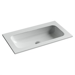 CERAMICA NOVA Grace Раковина накладная прямоугольная без отверстия под смеситель, 810*457*137мм, цвет белый CN7012wx - фото 285655
