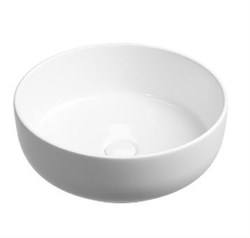 CERAMICA NOVA Taycan Раковина накладная, круглая, диаметр 375 мм, высота 140 мм, белая CN12003 - фото 287926
