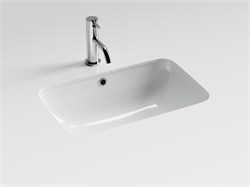 CERAMICA NOVA Element Раковина встраиваемая снизу 540x360x190 с отверстием слива перелива цвет белый CN7018 - фото 290285