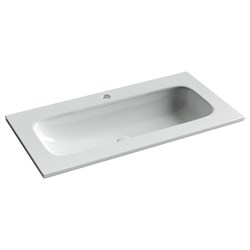CERAMICA NOVA Grace Раковина накладная мебельная прямоугольная 910x457x137 с отверстием под смеситель цвет белый CN7019 - фото 290291